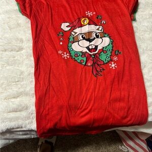 Festive Red Christmas DOG T-Shirt